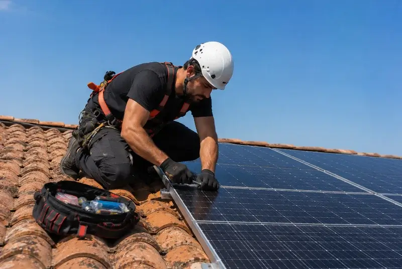 Maintenance et monitoring de panneaux solaires à Canohès