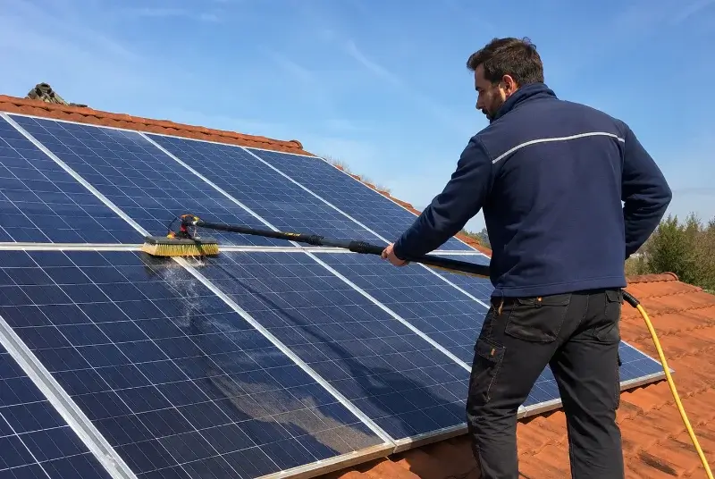 Nettoyage et entretien de panneaux solaires à Canohès